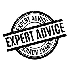 Expert Advice rubber stamp. Grunge design with dust scratches. Effects can be easily removed for a clean, crisp look. Color is easily changed.