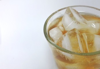 iced tea in glass
