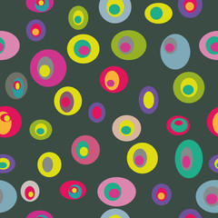 Vector background with color circles, wallpaper