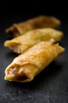Delicious spring rolls