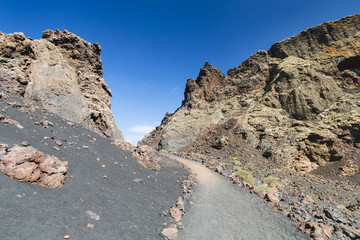 Montana de las Lapas Trail, Lanzarote, Spain