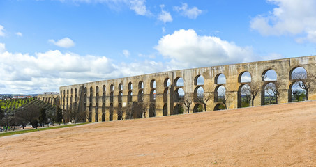 Aqueduto da Amoreira, em Elvas, Portugal