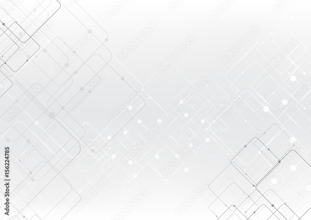 Poster vector background abstract technology communication data science