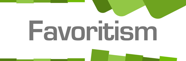 Fototapeta premium Favoritism Green Abstract Background 