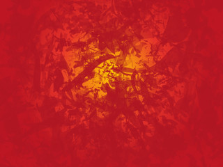 abstract red orange grunge wall