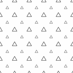 Abstract seamless pattern. Grey triangles, modern stylish textures