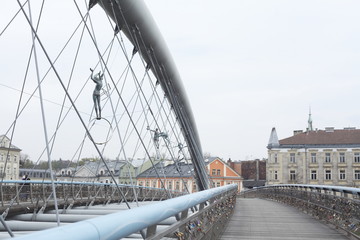 Fototapeta premium Fussgaengerbruecke001.JPG