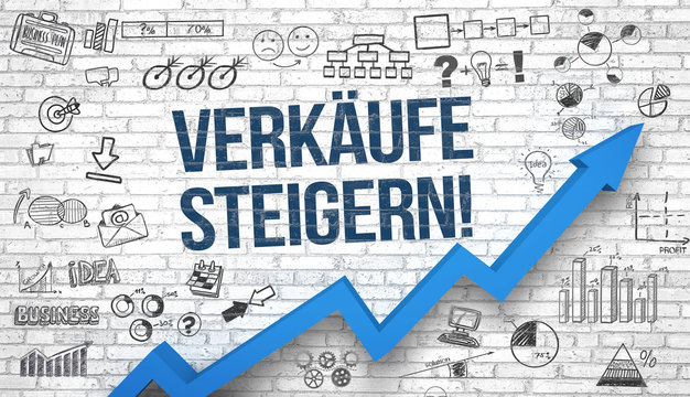 Verk&auml;ufe steigern! / Wand