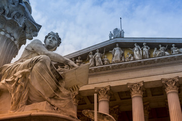 Obraz premium austria, vienna, parliament