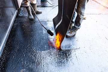 insulation and waterproofing of the building foundation