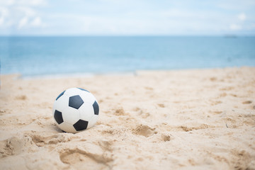 Football on a Beach