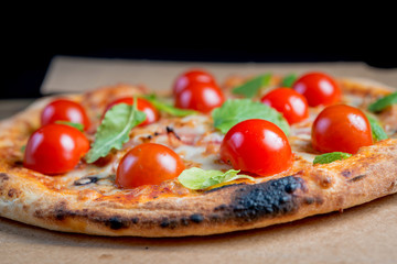 tasty pizza on a the table