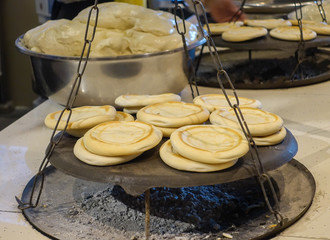 fresh flour chinese street food