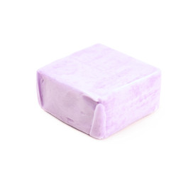 Fruit chewing candy isolated