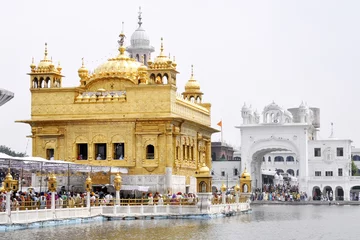 Papier Peint photo autocollant Monument Golden temple in Amritsar, India.