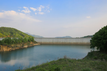 Fototapeta premium 香川県小豆島町 内海ダム