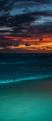 Amazing sea beach sunset with beautful bright colours. Good for wallpaper or background image
