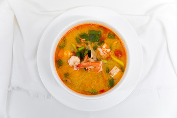 tom yun soup, thai food