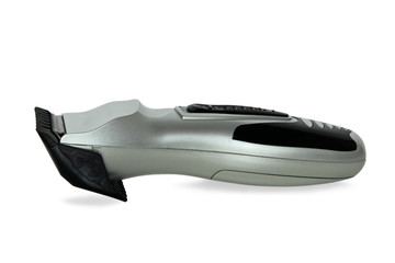 Hair trimmer with shadow isolated on white.