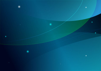 Vector abstract background in blue and green color
