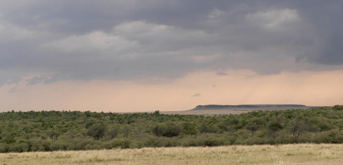 Landscape in Kenya, Africa