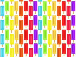 Patrón de paletas coloridas - 156287919