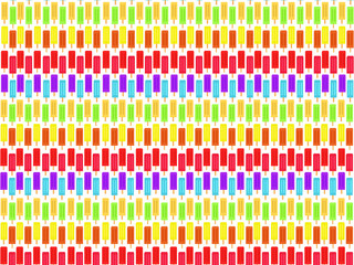 Colorido fondo de patrón de paletas multicolor - 156288949
