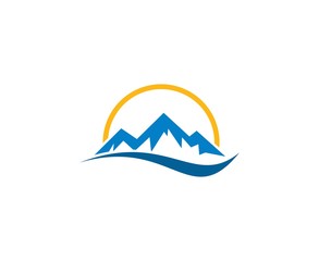 Fototapeta na wymiar Mountain logo