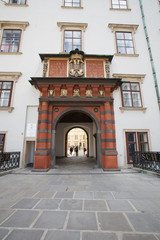 Schweizertor of the Renaissance - the grand entrance to the Schweizerhof in the Hofburg Palace. Vein. Austria