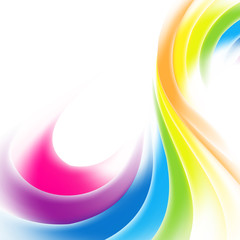 Vector abstract rainbow gradient mesh multicolored vibrant background. EPS 10