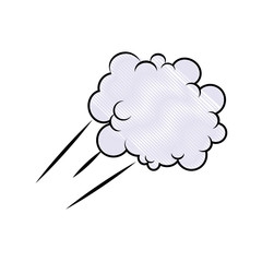 cartoon cloud graffiti artistic design vector illustration