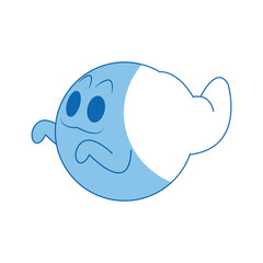 cartoon cloud graffiti artistic design vector illustration