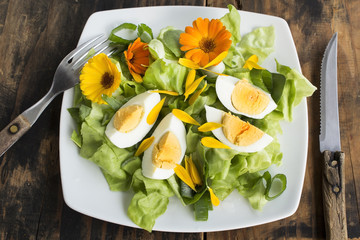 Egg Salad with Marigold