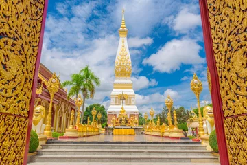 Rolgordijnen Tempel Wat Phra That Panom temple in Nakhon Phanom, Thailand.