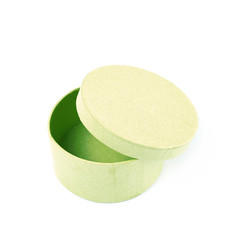 Paper gift box isolated