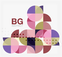 Fototapeta premium Colorful circle elements