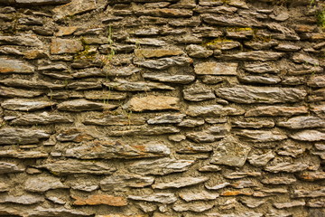 Background of old stone wall texture