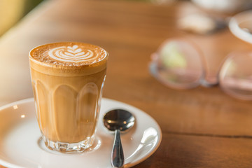 A cup of coffee.