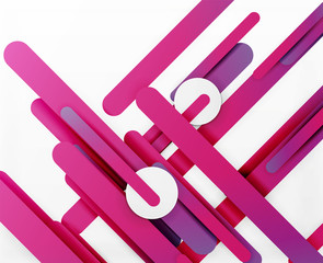 Cut 3d paper color straight lines abstract background