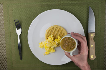 Toaster waffle