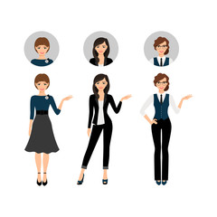 Adult business women set