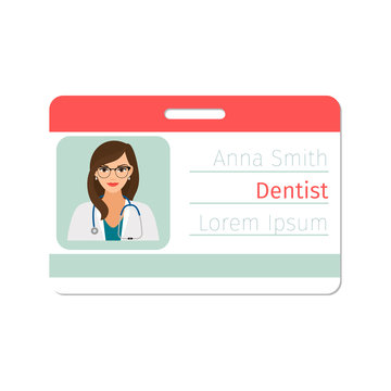 Dentist medical specialist badge