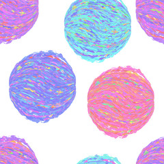 sphere seamless pattern made in vector background