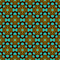 Fototapeta premium seamless pattern background of abstract shapes