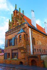 The House of Perkunas or Thunder built in 15th century in Kaunas