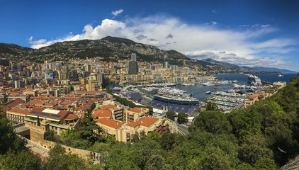 Fototapeta na wymiar Port de Monaco, Montecarlo, Monaco