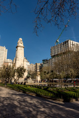 Monumento a Cervantes en la Plaza de España