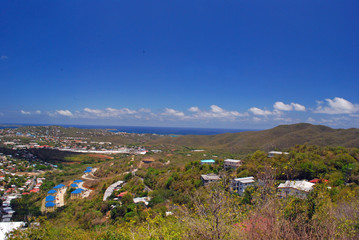 Fototapeta premium Paradise under a blue sky