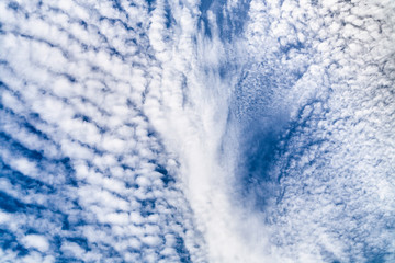 Altocumulus clouds background