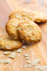 Sweet almond cookies.